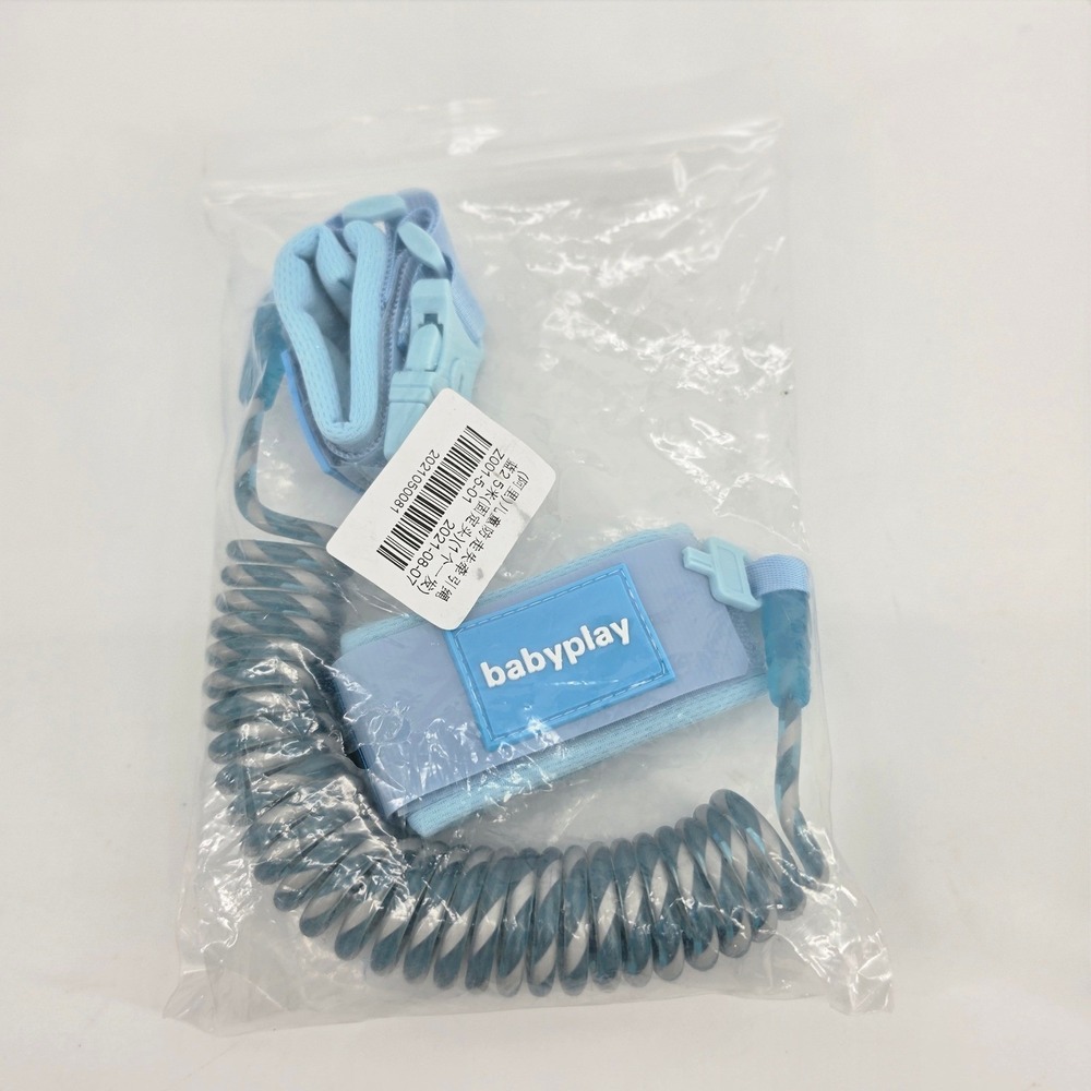 Babyplay Anti-Lost Safety Leash Wrist Link Toddler Child Harness Blue 2.5m